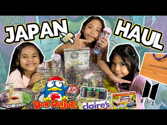 HUGE JAPAN HAUL & TASTE TEST ! (Ichiran ramen, Kitkats , DIY chocolates)