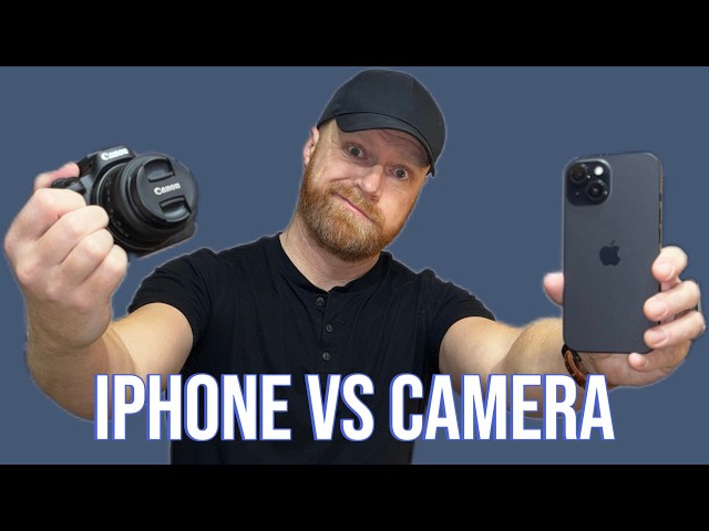 iPhone 15 vs Canon R50.  The REAL reason this camera wins!