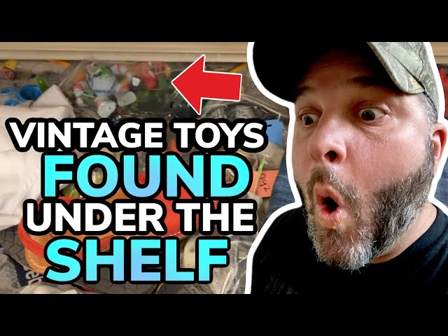 Toy Hunter Finds Vintage Toys Hidden Under The Shelf! Thrift Store Finds! #thriftwithme #toyhunt