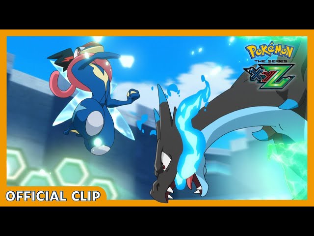 Greninja Battles Charizard | Pokémon the Series: XYZ | Official Clip