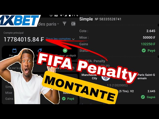 GROSSE FAILLE SUR FIFA PENALTY || MONTANTE ||ASTUCE 1XBET 2025