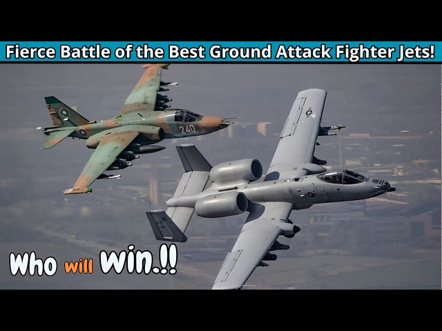 A-10 Thunderbolt II vs Su-25 Frogfoot: Who is Stronger?