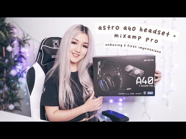 🎧 astro a40 tr headset + mixamp pro | unboxing & first impressions