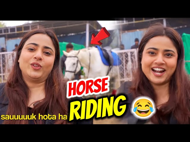 Hourse Riding Krke Maja Aa Gya | Nishu Tiwari