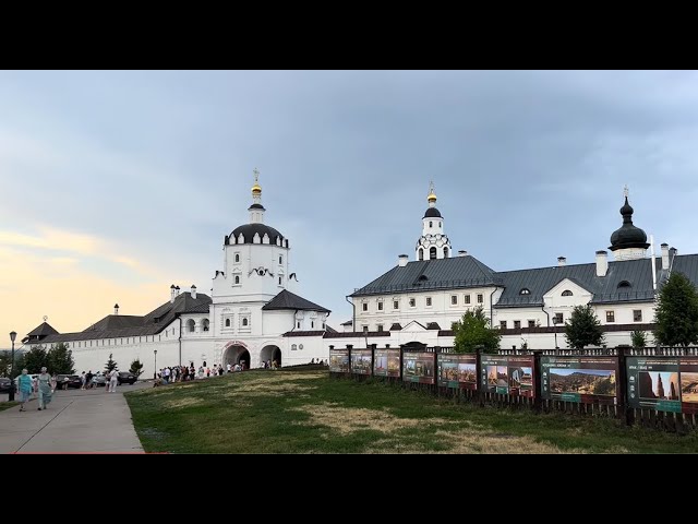 4k Travel Walking Video : Day Trip 2023 Summer Sviyazhsk village