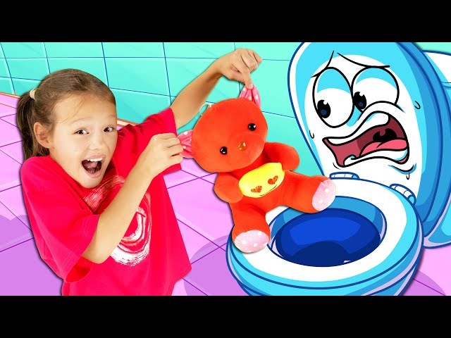 Don't Put Toys in The Potty | Kids Songs and Nursery Rhymes | Dominoki