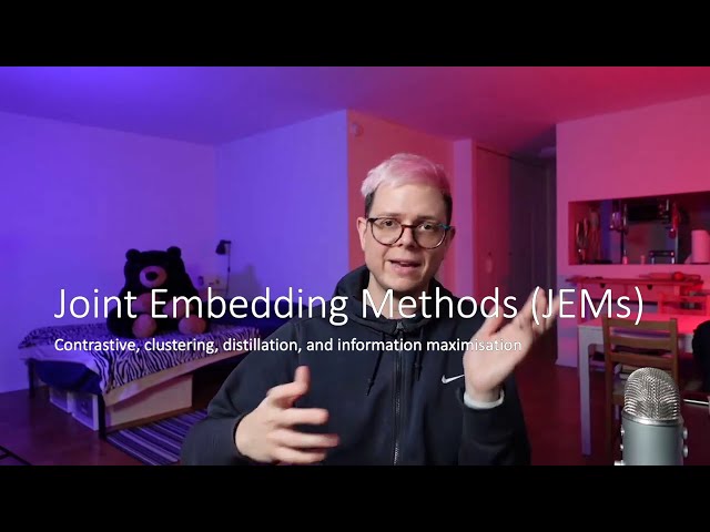 09P – Contrastive joint embedding methods (JEMs) for self-supervised learning (SSL)