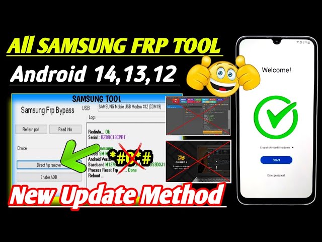 Samsung Galaxy Frp Bypass 2024 Android 12-13-14 Latest Security 2025✌️Frp Lock Removal | Frp Unlock