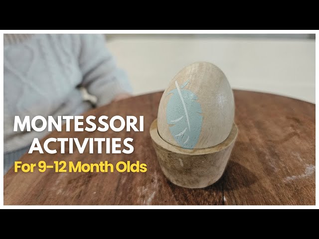 Montessori Activities for Babies 9-12 Month Olds | How to play with babies