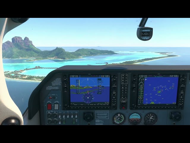 Cessna CT182T Skylane - Bora Bora, South Pacific - MS Flight Sim