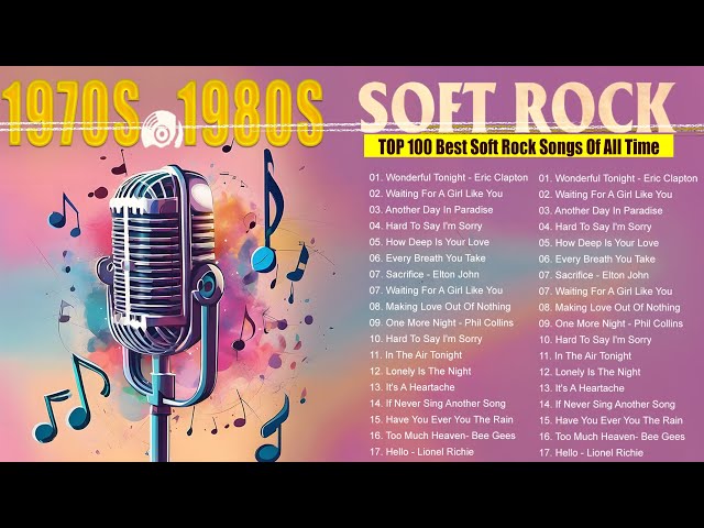 Soft Rock Greatest Hits Full Album 🎶 Top 20 Soft Rock Ballads 70s 80s 90s🎶Old Love Songs 70s 80s 90s