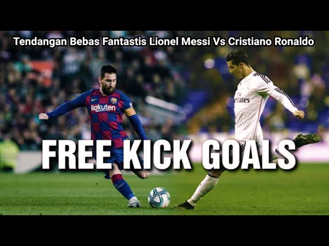 Tendangan Bebas Fantastis Lionel Messi Vs Cristiano Ronaldo | #nocopyright #nocopyrightvideo