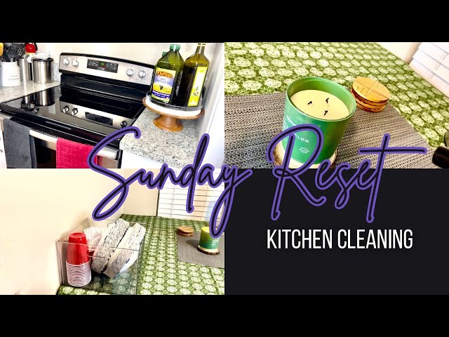 ✨NEW✨PRODUCTIVE SUNDAY RESET ROUTINE || KITCHEN CLEANING MOTIVATION || ORGANIZING #cleanwithme