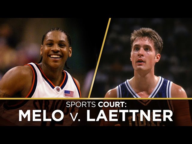 Is the greatest NCAA tournament player ever Carmelo Anthony or Christian Laettner?