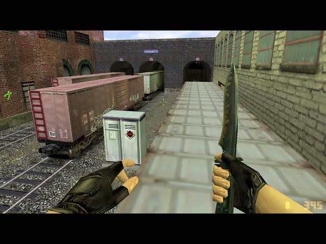 Counter-Strike 1.6 | de_train as CT - Gameplay