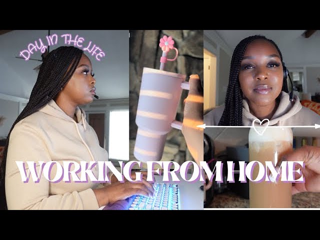 WORK FROM HOME DAY IN THE LIFE VLOG |9 TO 5 Wfh Routine + Coffee Favorites + Wfh Advice + Amazon