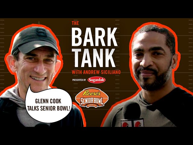 Speaking with Assistant GM & VP of Player Personnel Glenn Cook at the Senior Bowl! | The Bark Tank