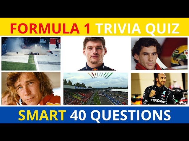 FORMULA 1 QUIZ  | HOW MUCH DO YOU KNOW ABOUT F1 |  F1 TRIVIA 40 QUESTIONS 🏁