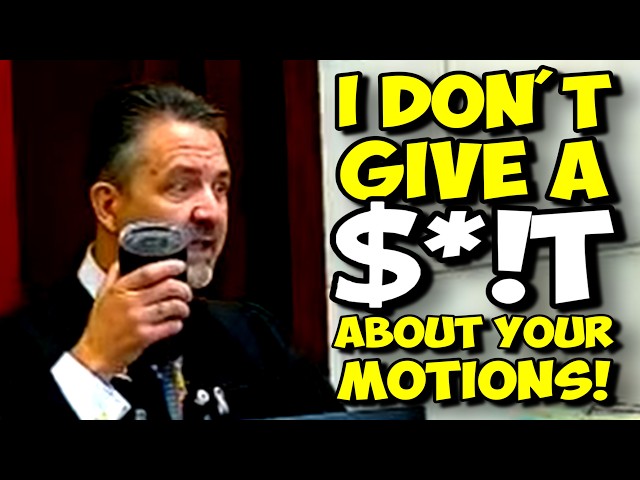 No-Nonsense Judge Destroys Sovereign Citizen In Court!!! Pro Se FAIL!!!