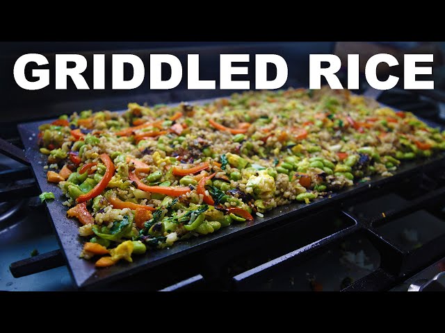 Griddle fried rice, Southeast Asian flavors