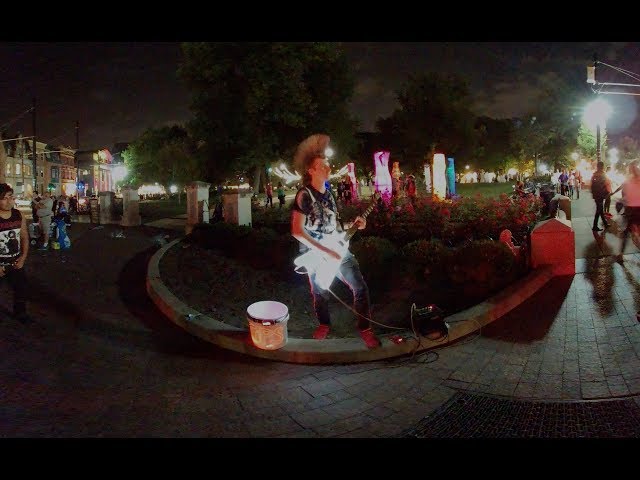 Jared Street Performing at Cincinnati Blink fest 360 view (click to move around!)