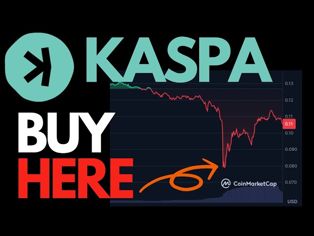 Kaspa's CRAZY PRICE DIP #kaspa #kas #kaspacoin