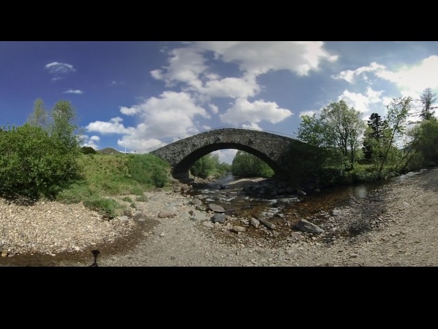 Scottish Highlands River - 360 Video [Royalty Free Stock Footage] $350 [4K VR Stereoscopic 3D]