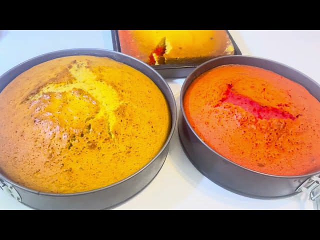 2025 Upgraded Vanilla Cake / How To Make Vanilla Cake/ How To Make Strawberry Cake