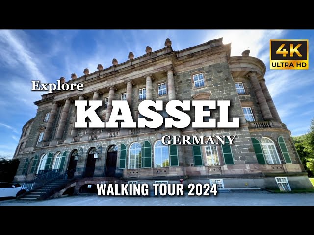 4K Ultra HD Walking Tour of Kassel, Germany  | UNESCO Bergpark, Castles & Cultural Treasures