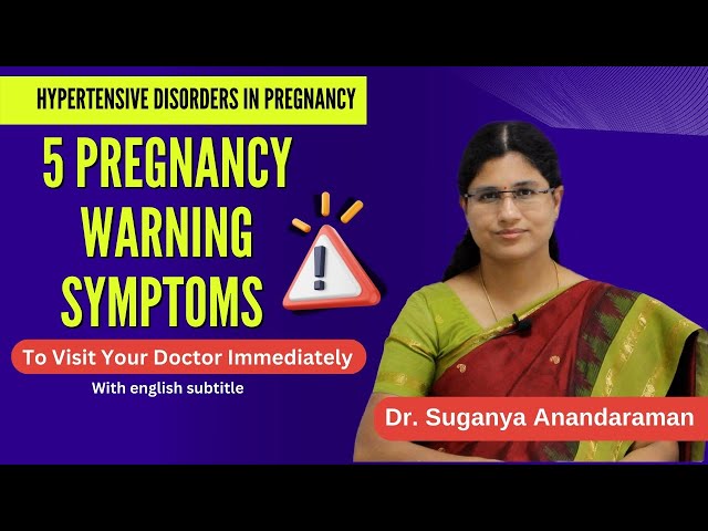 5 Warning Symptoms of High Blood Pressure During Pregnancy | Dr Suganya Anandaraman