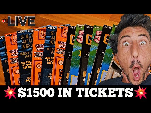 $1500 Mix of Lottery Tickets | Scratch Life