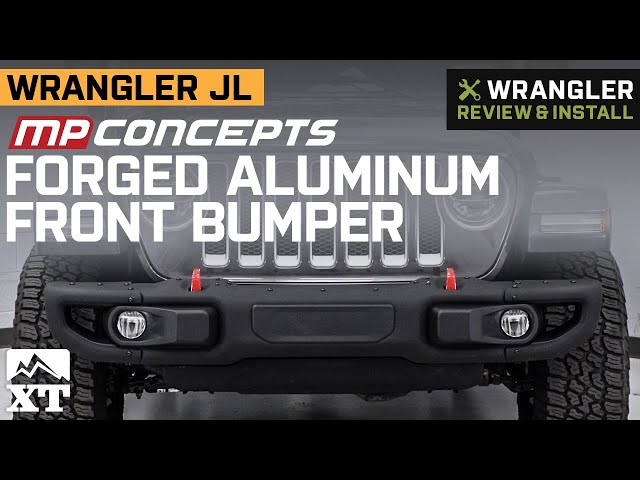 Jeep Wrangler JL MP Concepts Forged Aluminum Front Bumper Review & Install