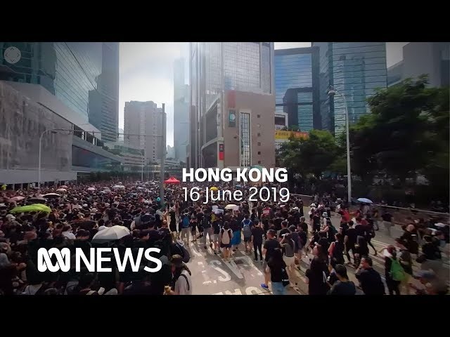 360°: Among the Hong Kong protesters as they fight controversial extradition bill | ABC News