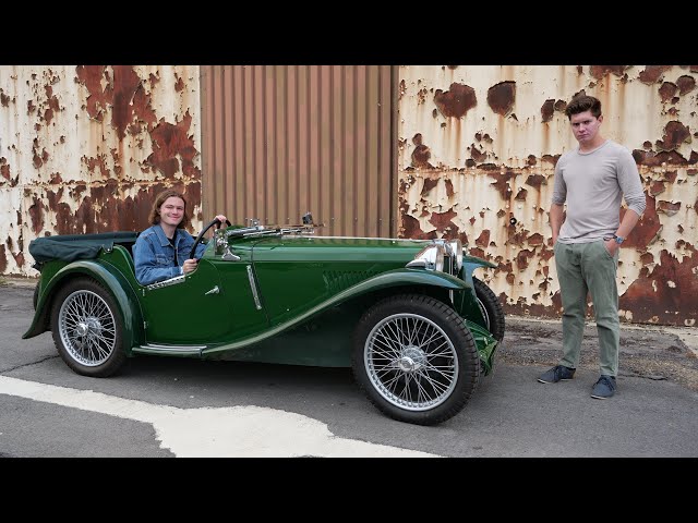 HOW TO DRIVE AN MG-PB [Getting Used to Non-Synchromesh] - The Motor Shed Ep. 6