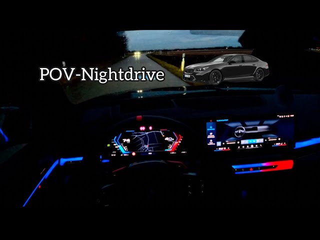 2025 BMW M5 4.4 V8 727HP 1000NM-POV Nightdrive (NO SPEED LIMIT⚠️)