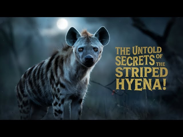 Striped Hyena | The Night Hunter | Mysterious & Fearless Scavenger of the Wild