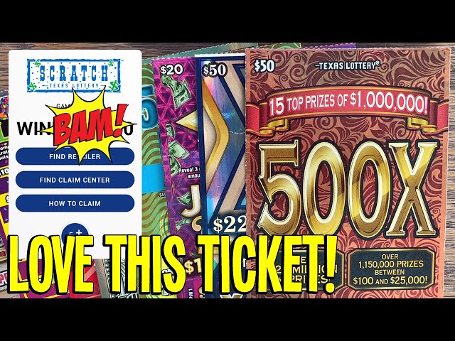 All My "X’s" Live in Texas! 2X $50 Lottery Tickets!