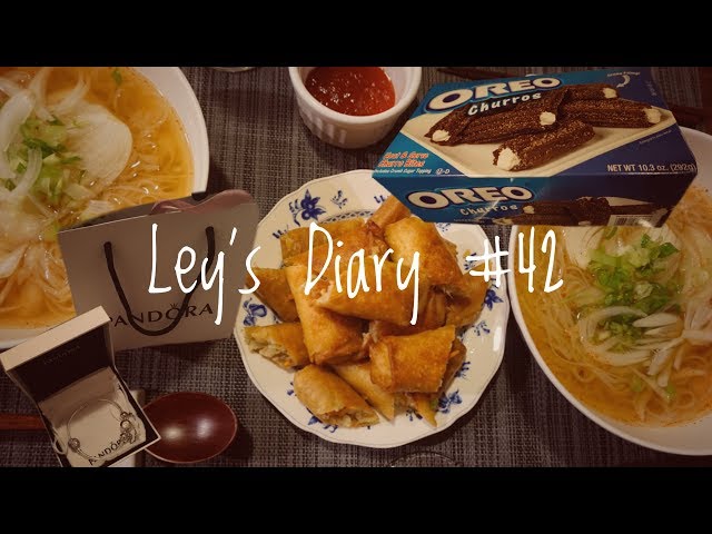 [미국일상 VLOG] 인스턴트 쌀국수의 변신🍲, 냉동 에그롤, Pandora 팔찌💍, 썸머타임해제⏰, 오레오 츄러스🍩 | 레이🌱