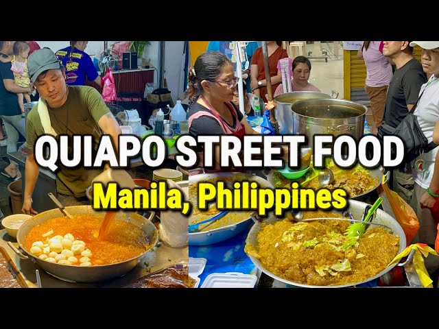 Manila’s Best Street Food - QUIAPO MARKET 2025 Food Tour | Manila, Philippines