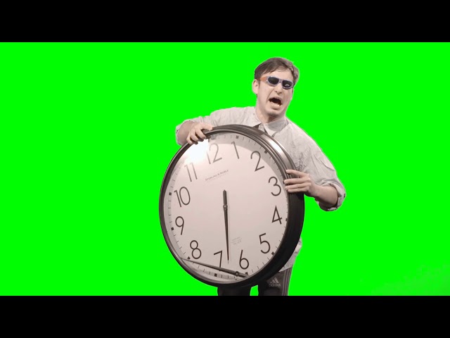 *shakes clock* "It's time to stop! okay?!" #1 - Filthy Frank - Green Screen