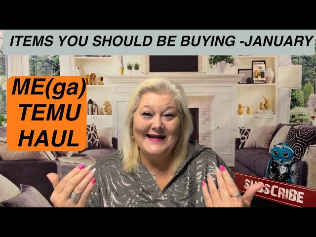 THINGS YOU SHOULD BE BUYING IN JANUARY || TEMU HAUL