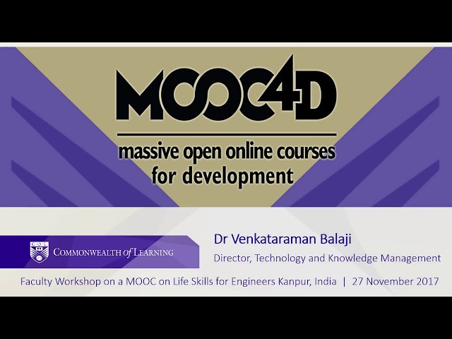 Massive Open Online Courses for Development (MOOC4D)