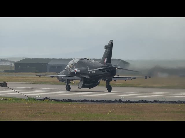 Up Close and Loud Hawk takeoff from RAF Valley 22/07/2024