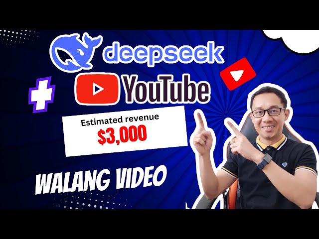 KUMITA NG P150,000 A MONTH SA YOUTUBE KAHIT WALANG VIDEO | GAMIT DEEP SEEK R1 APP