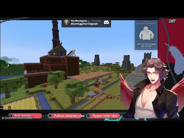 {VTUBER} Unleashing Creativity on Cult of the Fallen Angel SMP: Join the Minecraft Adventure! | !cot