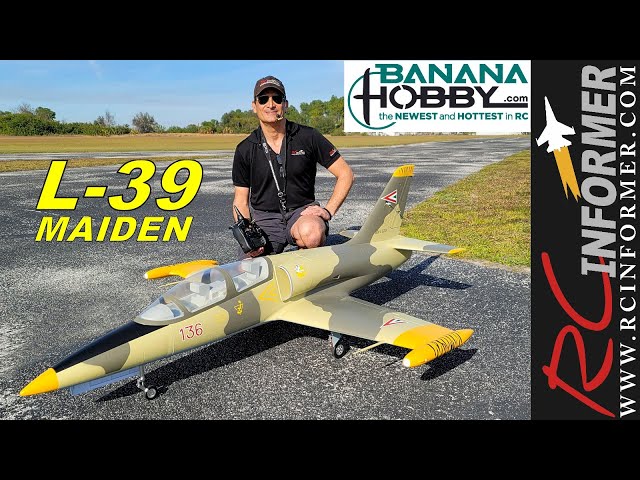 BANANA HOBBY / AEROFOAM 105MM L-39 MAIDEN FLIGHT By: RCINFORMER