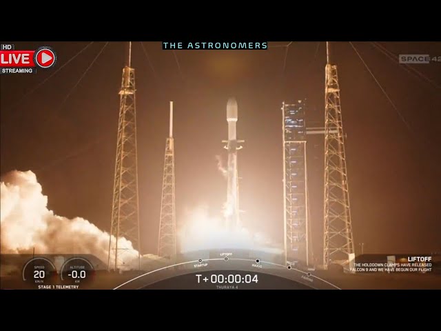 🚀LIFTOFF-STAGE SEP-LANDING-SAT DEPLOY | SPACEX Launches THURAYA 4-NGS Comms Sat for UAE!