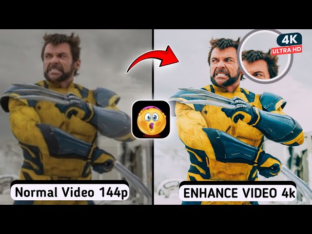 How to Convert Normal Video to 4K Ultra HD || HDR CC Video Editing Wink App | Increase Video Quality