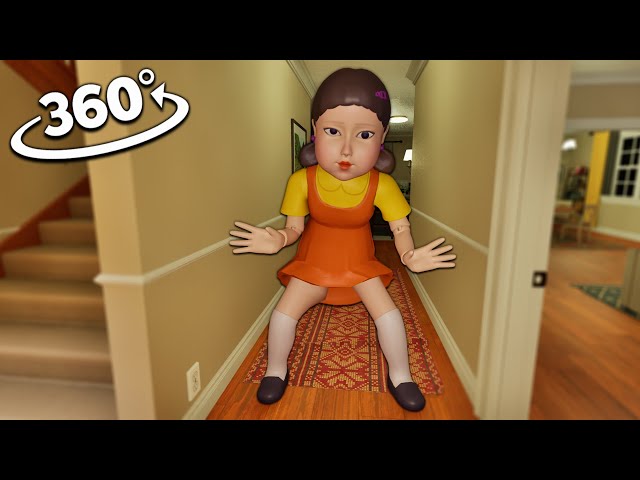 360° Squid Game Doll Breaks into Your House!