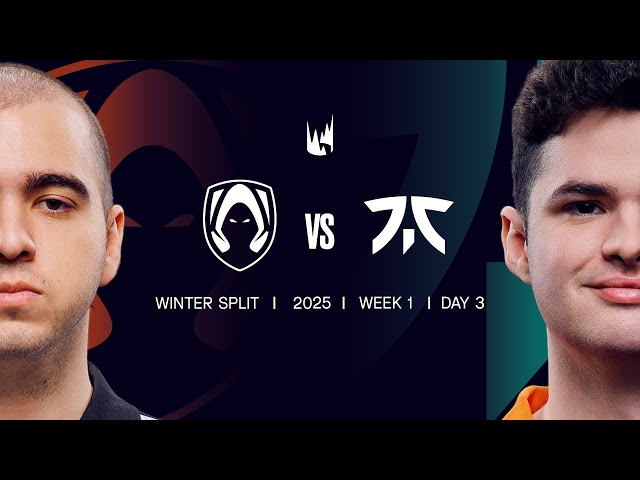 TH v FNC | 2025 LEC Winter | Week 1 Day 3 | Team Heretics vs.Fnatic